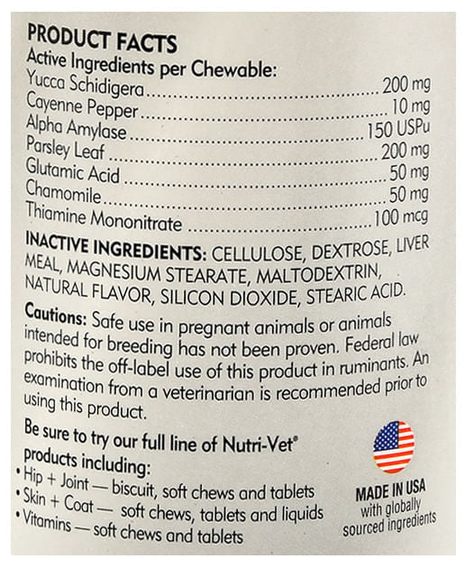 Nutri-Vet Nasty Habit Liver Flavored Chewables, 120 ct - Image 3