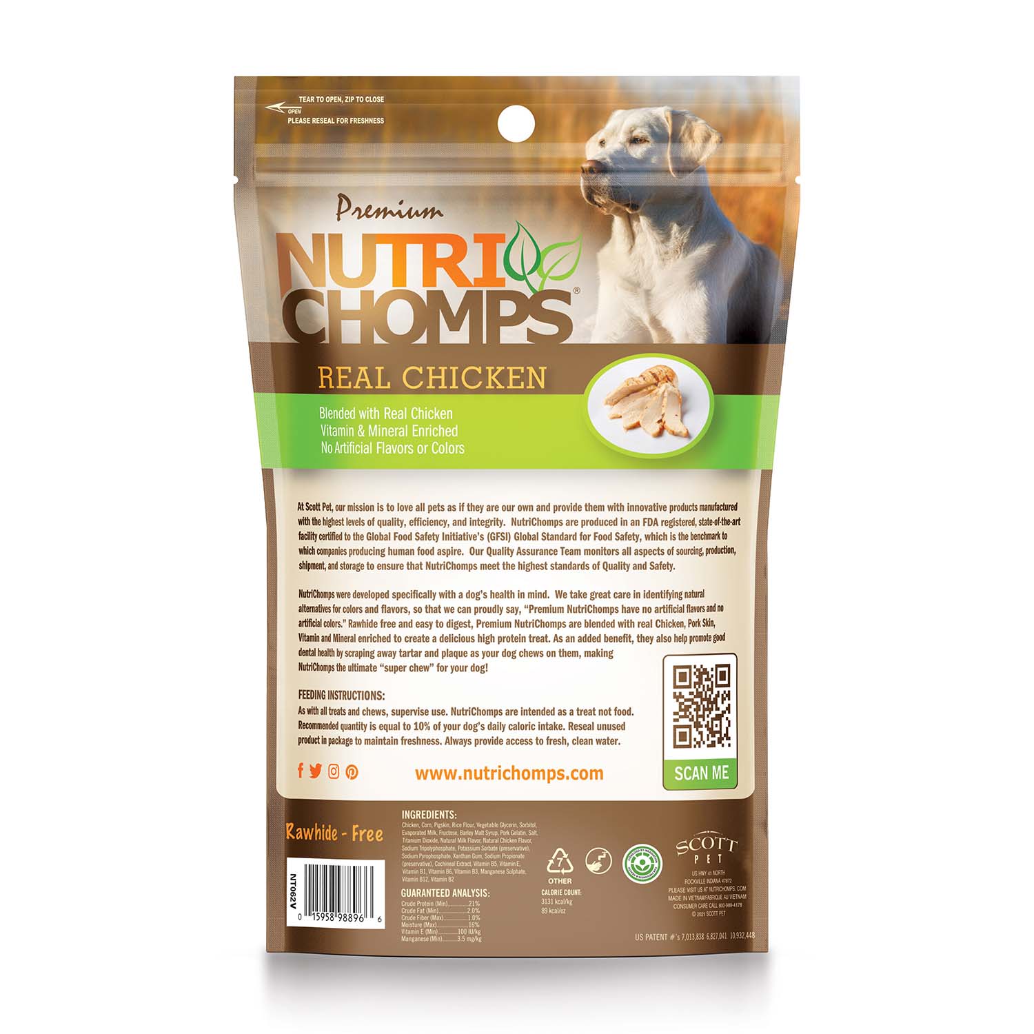 NutriChomps Rawhide-Free Wrapped Twist Dog Chews - Image 6