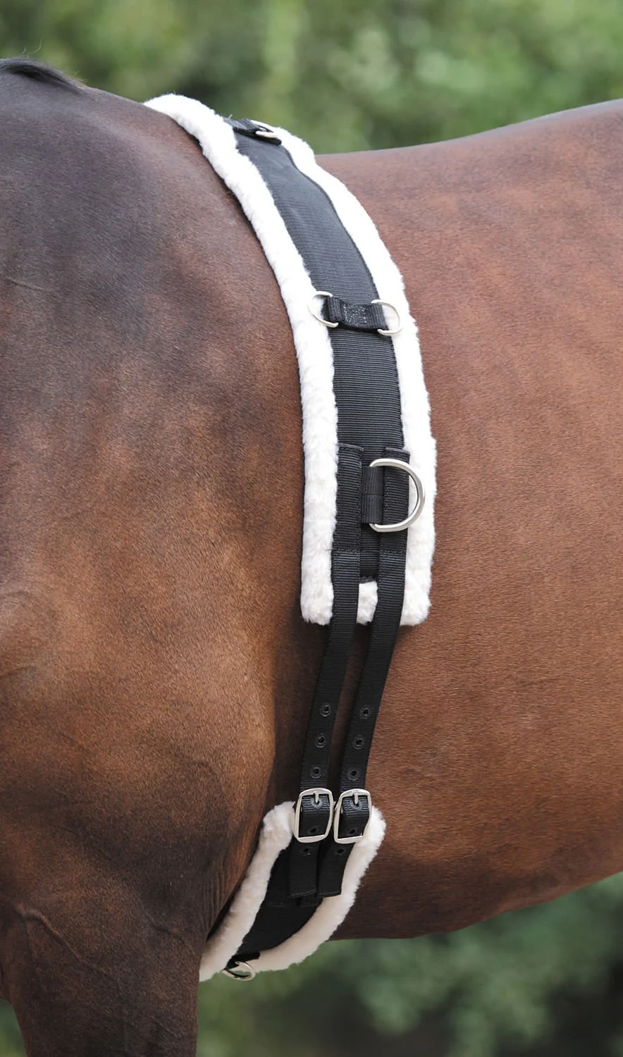 Nylon Lunging Surcingle W/ Fleece Padding - Image 3