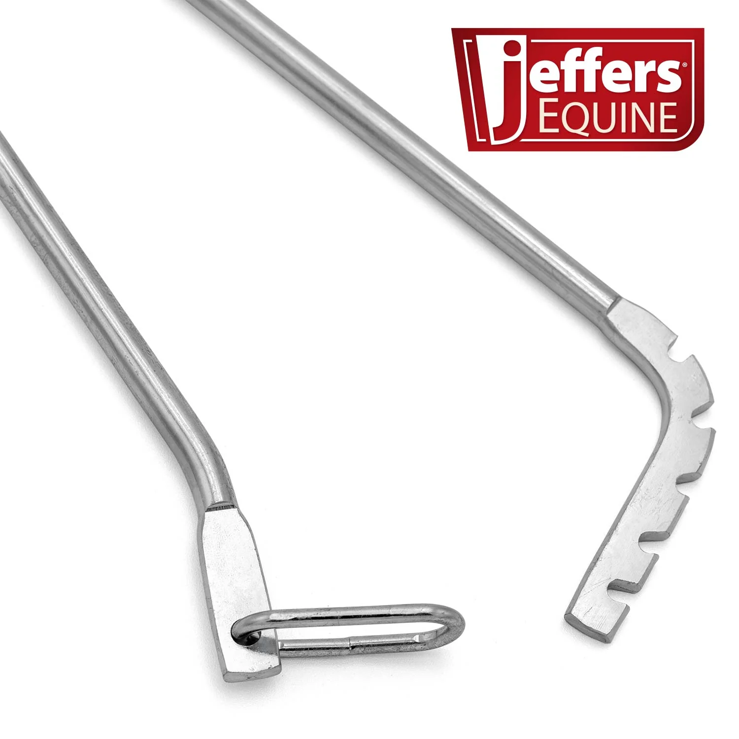 Jeffers One-Man Nickel-Plated Horse Twitch - Image 2