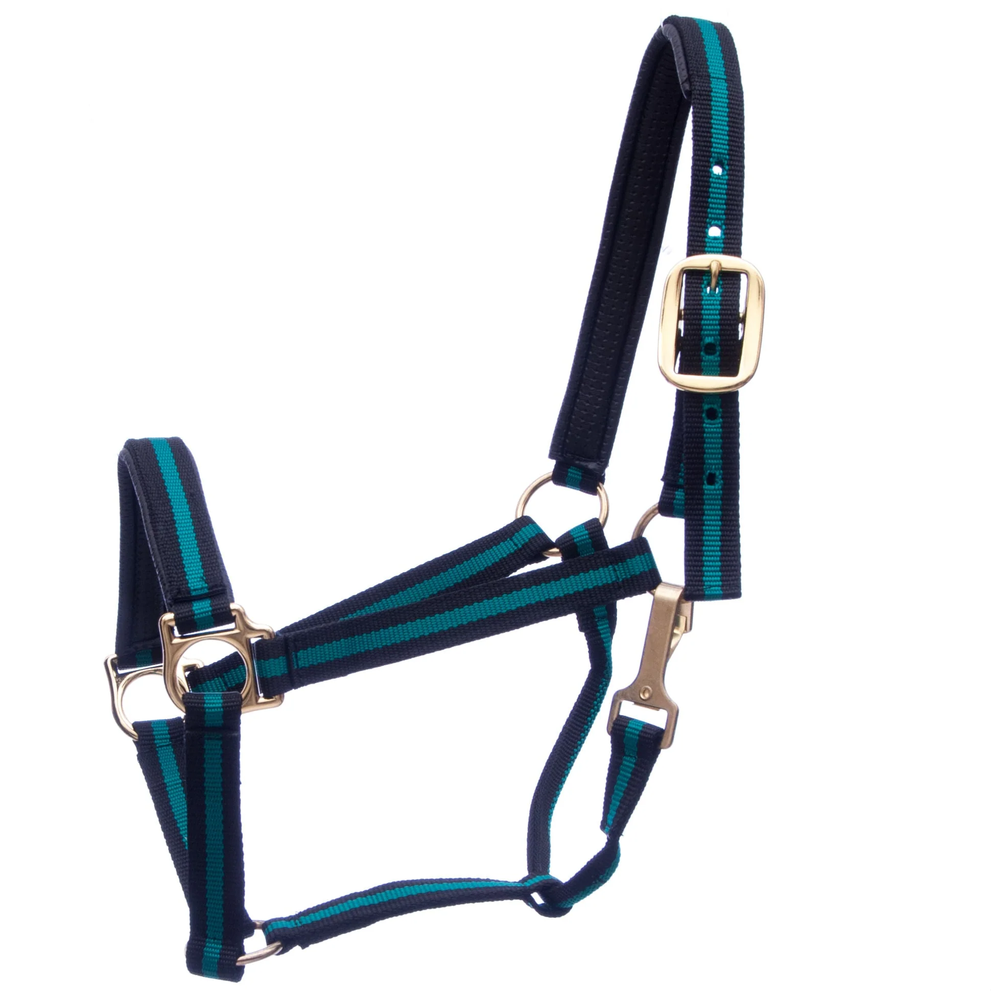 Jeffers Padded Nylon Horse Halter with Throat Snap - Image 3