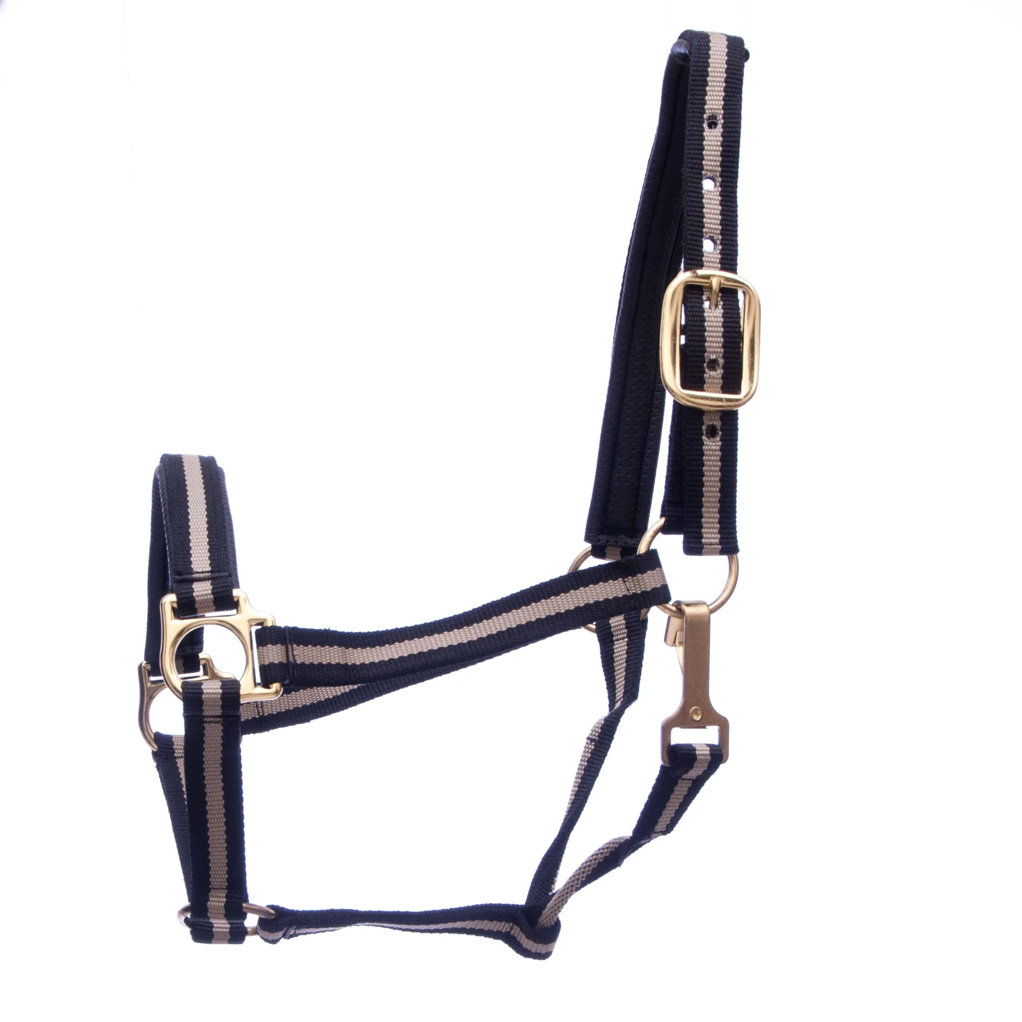 Jeffers Padded Nylon Horse Halter with Throat Snap - Image 5