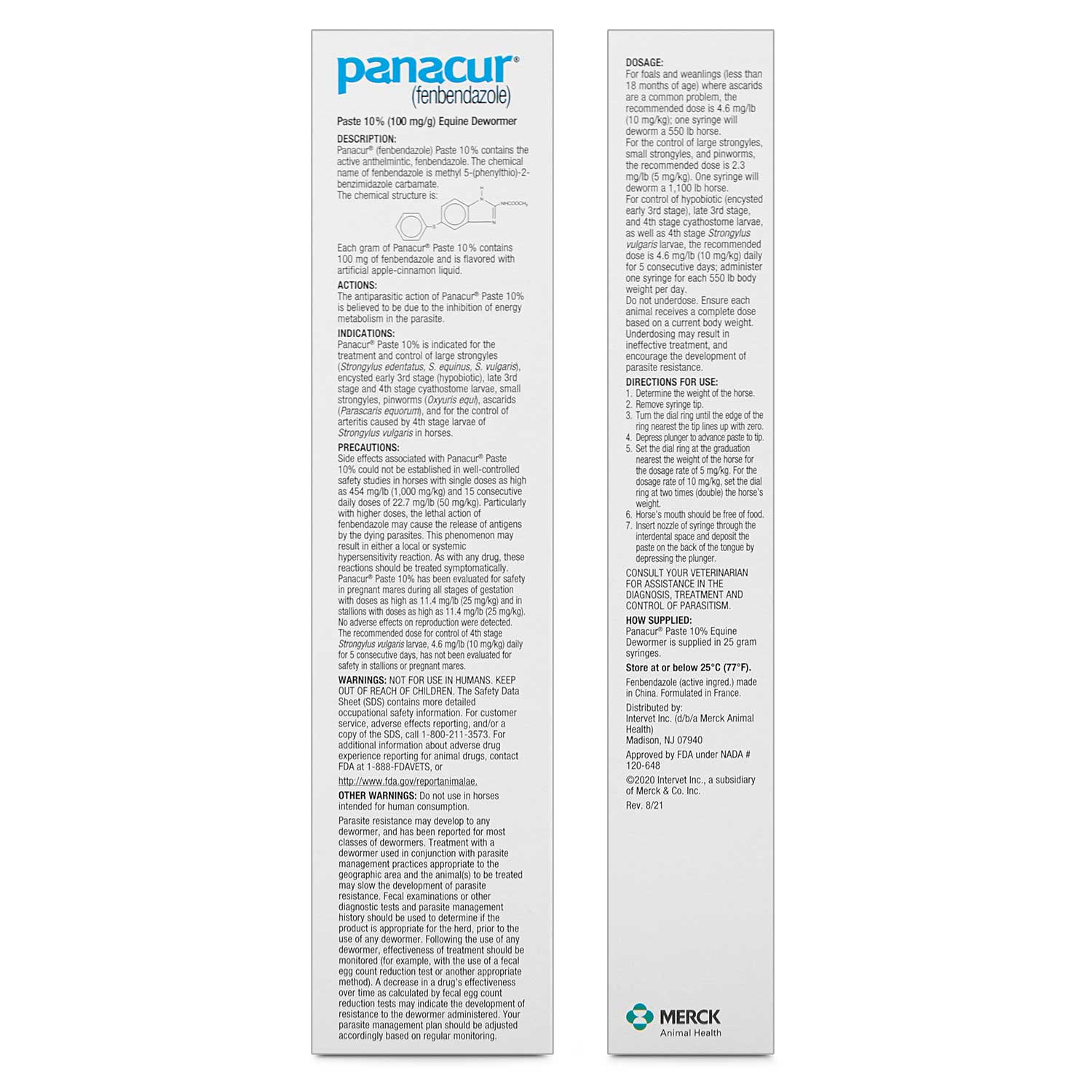 Panacur Equine Fenbendazole Dewormer Paste, 25 g - Image 13