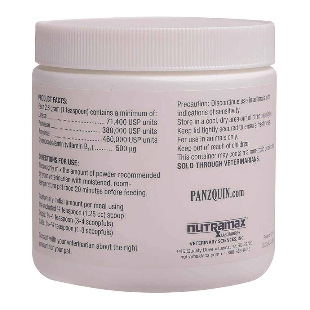 Nutramax Panzquin Powder Pancreatic Supplement for Cats/Sm Dogs, 8.1 oz - Image 2