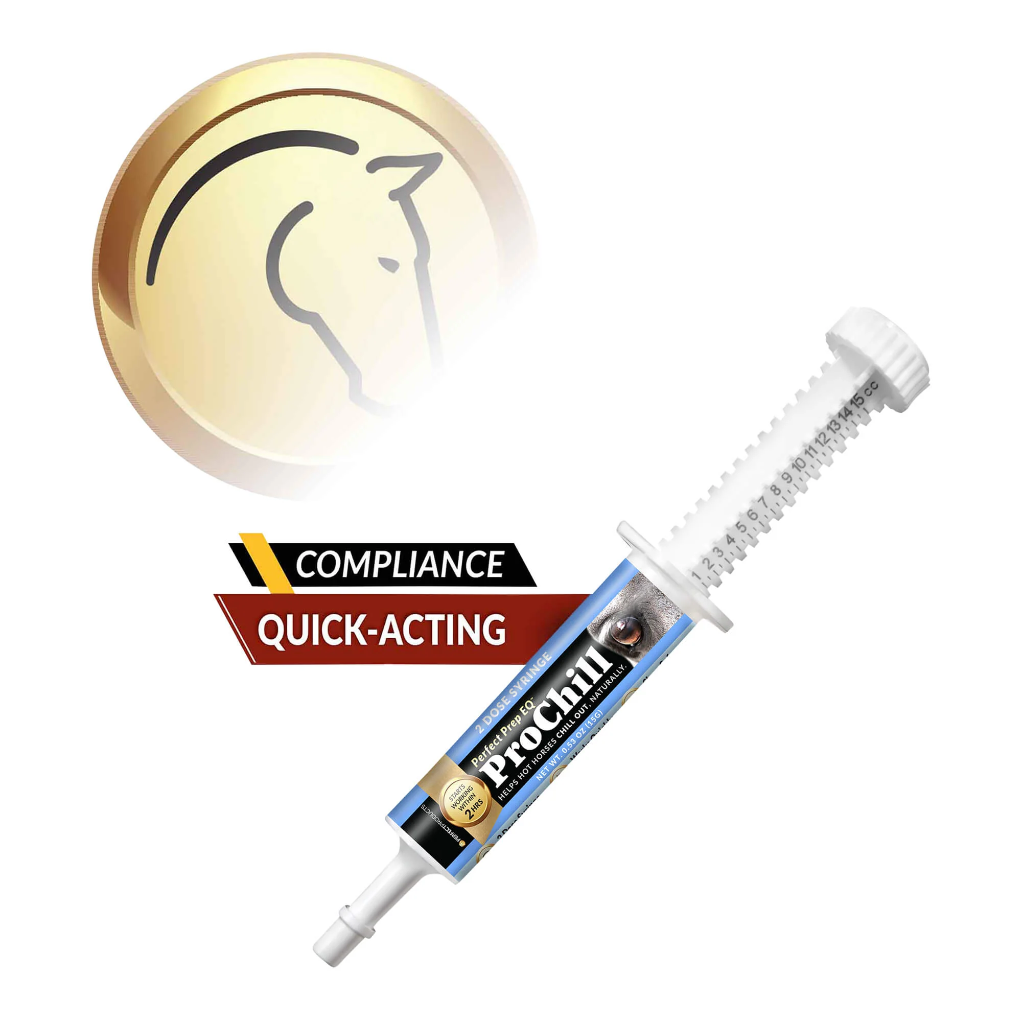Perfect Prep EQ ProChill Calming Paste for Horses, 60 ml - Image 2