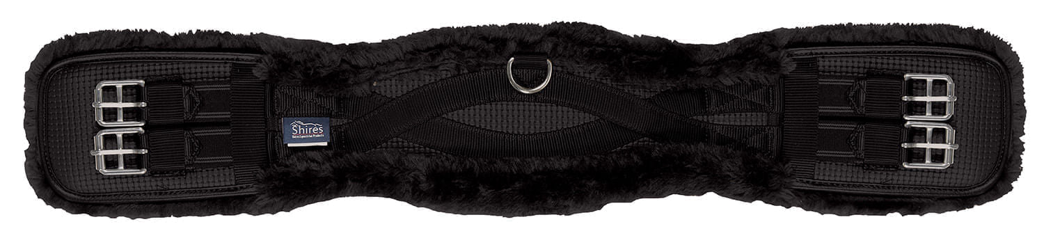Shires Performance Supafleece Dressage Girth, Black