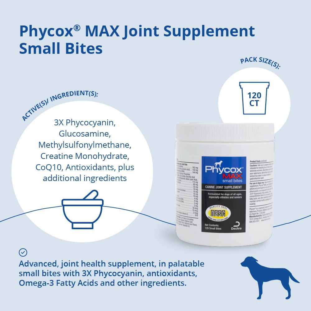 Phycox Max Canine Small Bites, 120 ct - Image 3