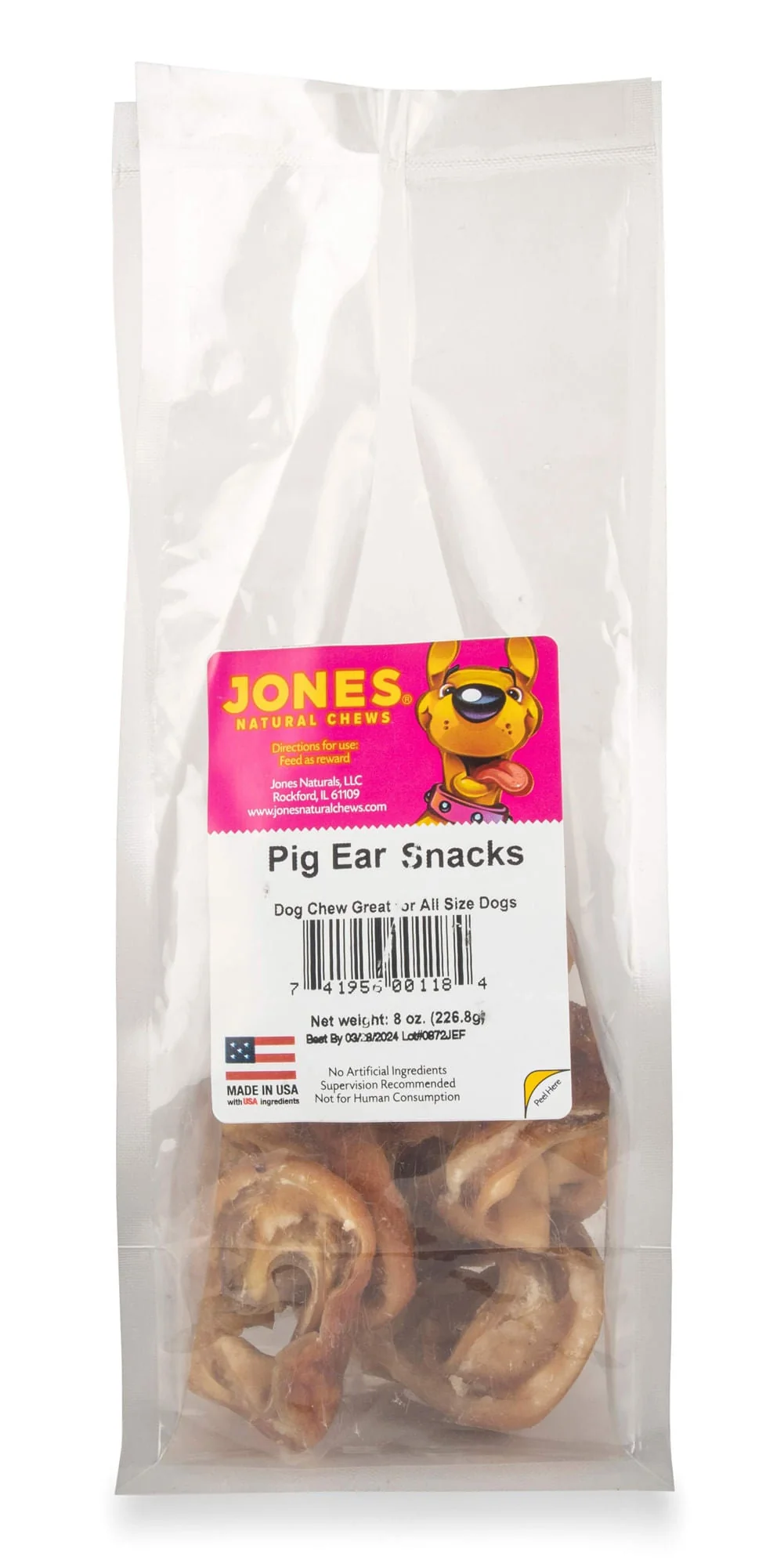 Pig Ear Snacks, 8 oz - Image 2