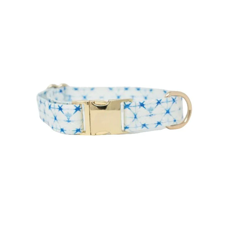 Pink Papyrus Designer Synthetic Fabric Adjustable Dog Collars - Image 9