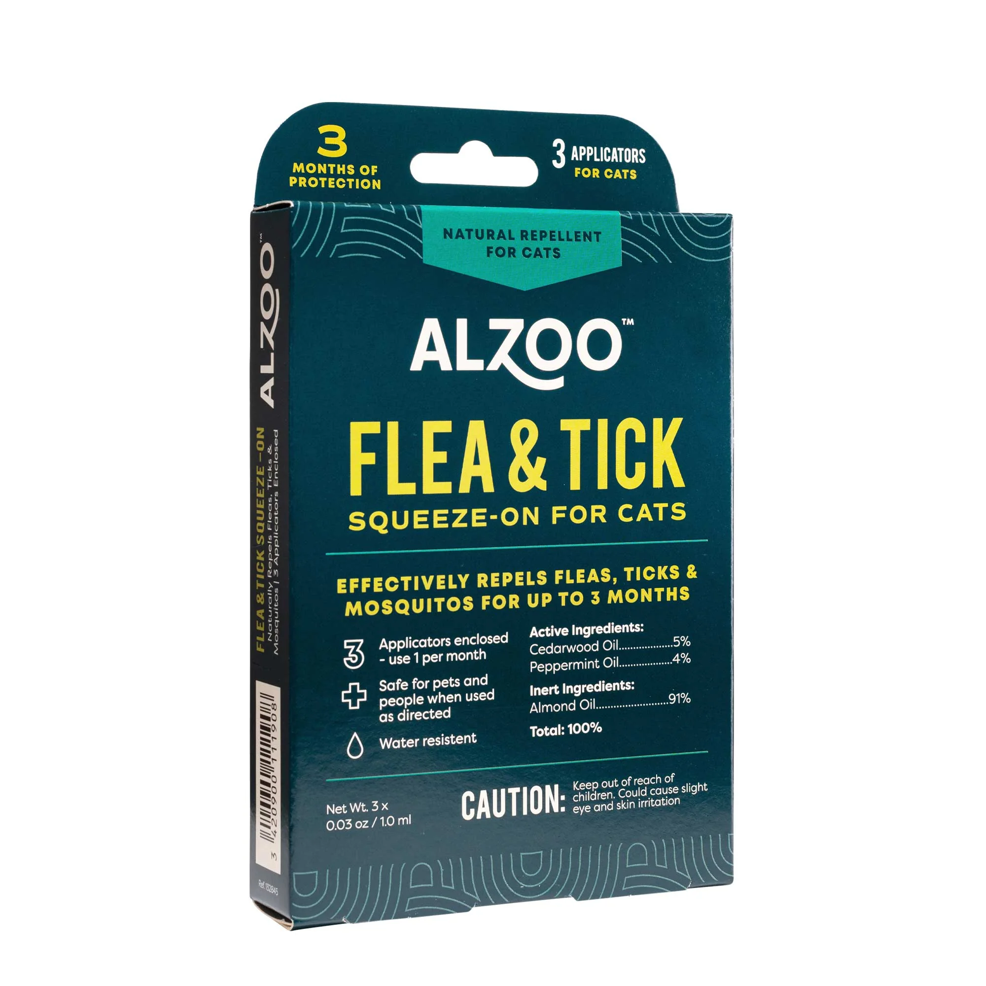 Plant-Based Flea & Tick Squeeze-On Topical for Cats - Image 2