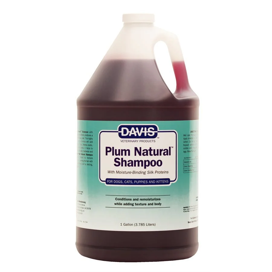 Davis Plum Natural Shampoo for Dogs & Cats – Gentle Silk Protein Shampoo and Conditioner for Shiny, Healthy Coat, Puppies and Kittens - Image 3