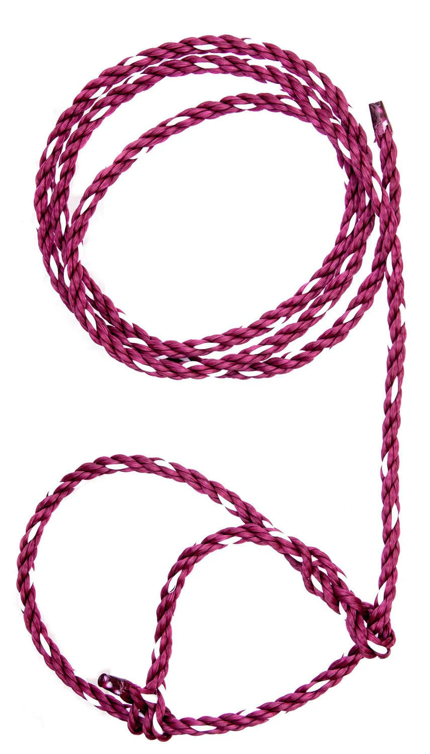 Troyer’s Poly Calf Halter with 5' Lead – Durable 3/8" Poly Rope