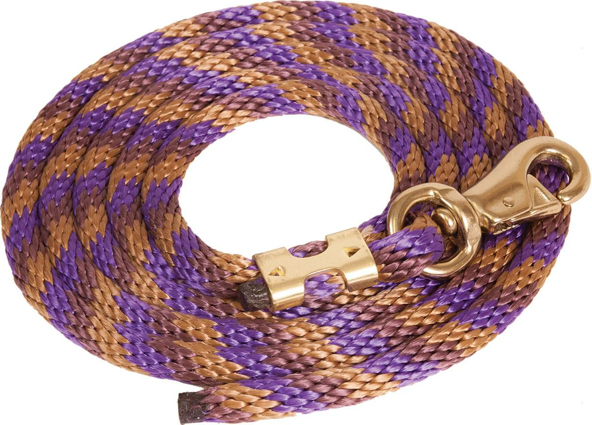 Mustang Poly Colorful Lead Rope, Bull Snap - Image 11