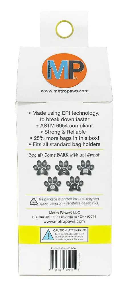 Poopy Packs 8 Rolls Dog Poop Bags - Image 4