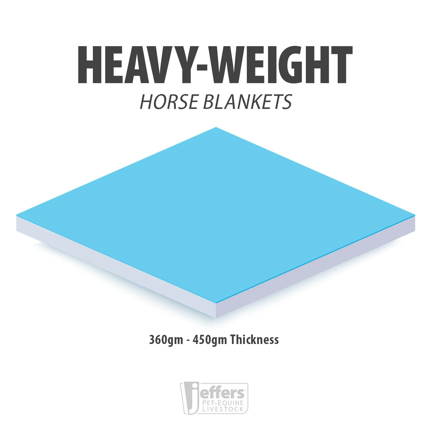 Jeffers Poplar Head "Refuge" 1200 Denier Turnout Blanket with Detachable Neck, 360 Gram, Hamilton Blue - Image 7