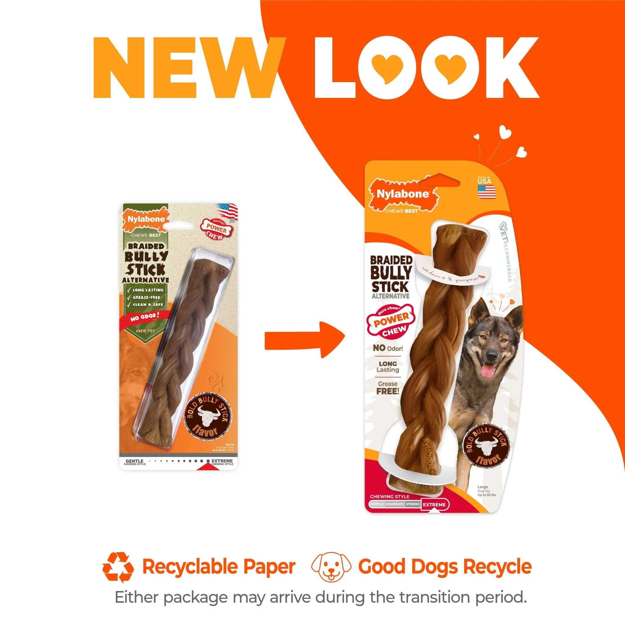 Power Chew Braided Bully Stick Alternative Chew Toy, Large/Giant, Up to 50 lbs - Image 4