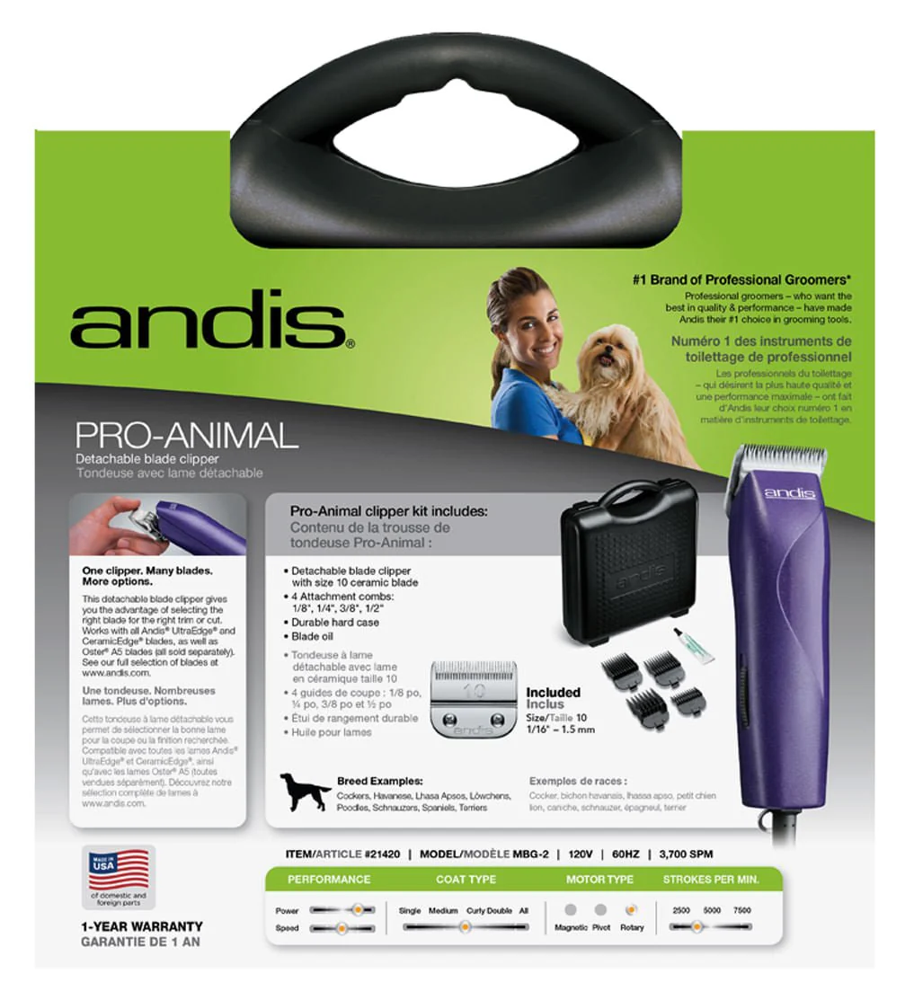 Andis Pro-Animal Clipper Kit - Image 4