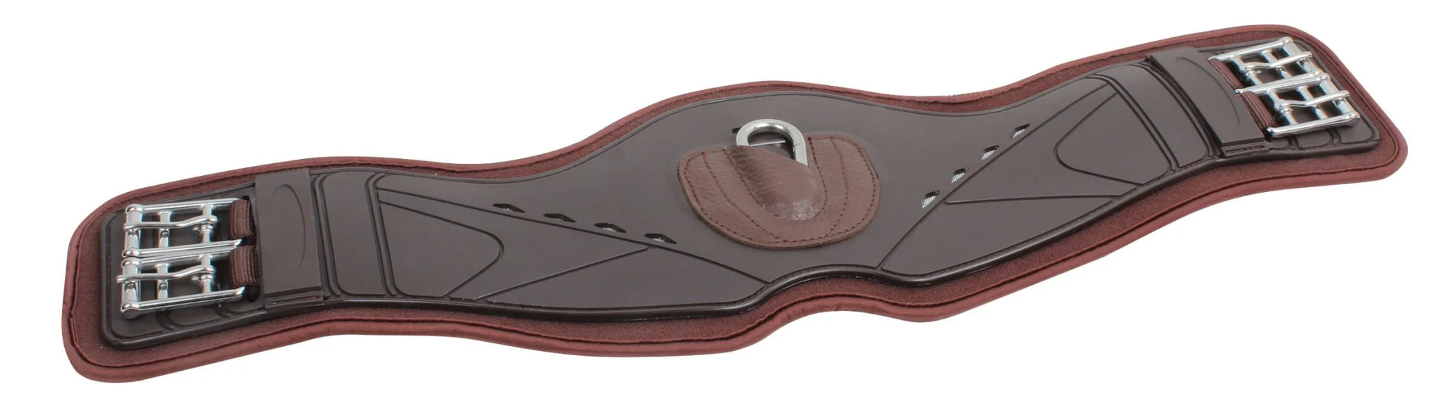 Professional's Choice Contoured Monoflap Girth, Chocolate - Image 4
