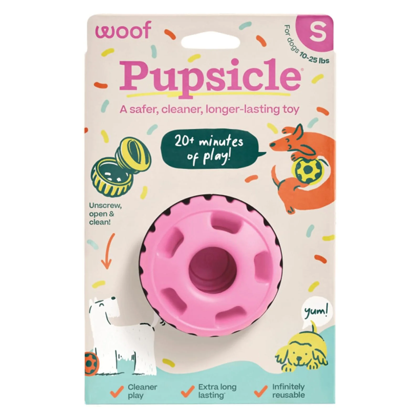 Pupsicle 'Birthday' Party Treat Dispensing Dog Toy – Interactive, Long-Lasting Chew & Puzzle Toy for Dogs - Image 14