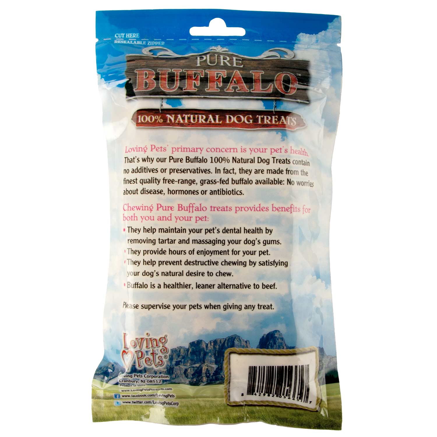Pure Buffalo Pressed Bully Bone Natural Dog Treats - Image 4