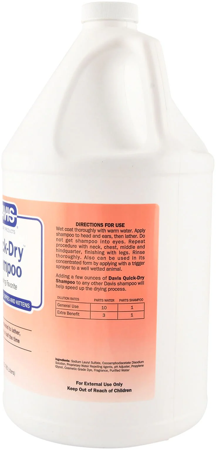 Davis Quick-Dry Shampoo, Gallon - Image 2