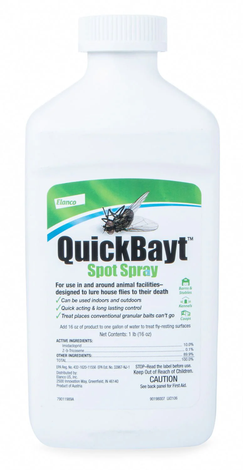 QuickBayt 10% Imidacloprid Spot Spray – Residual Fly Control for Up to 6 Weeks - Image 3