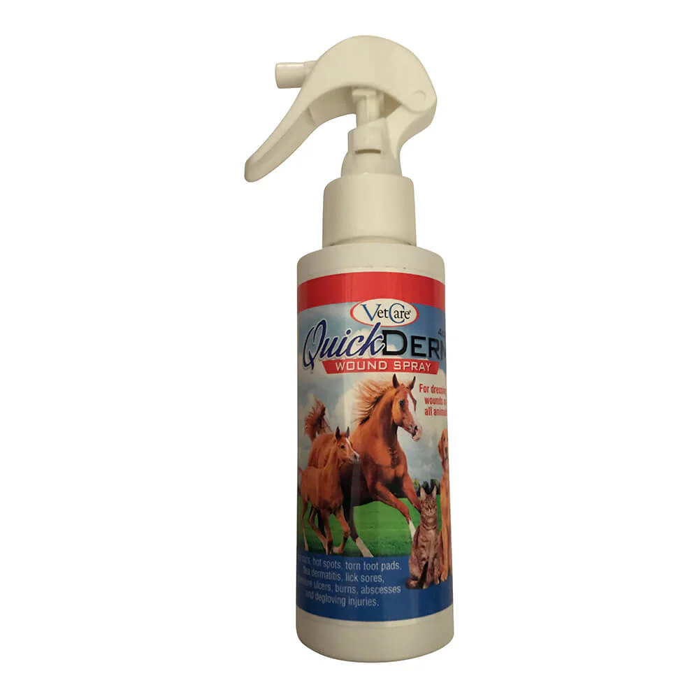 QuickDerm Wound Spray for Animals, 4 oz