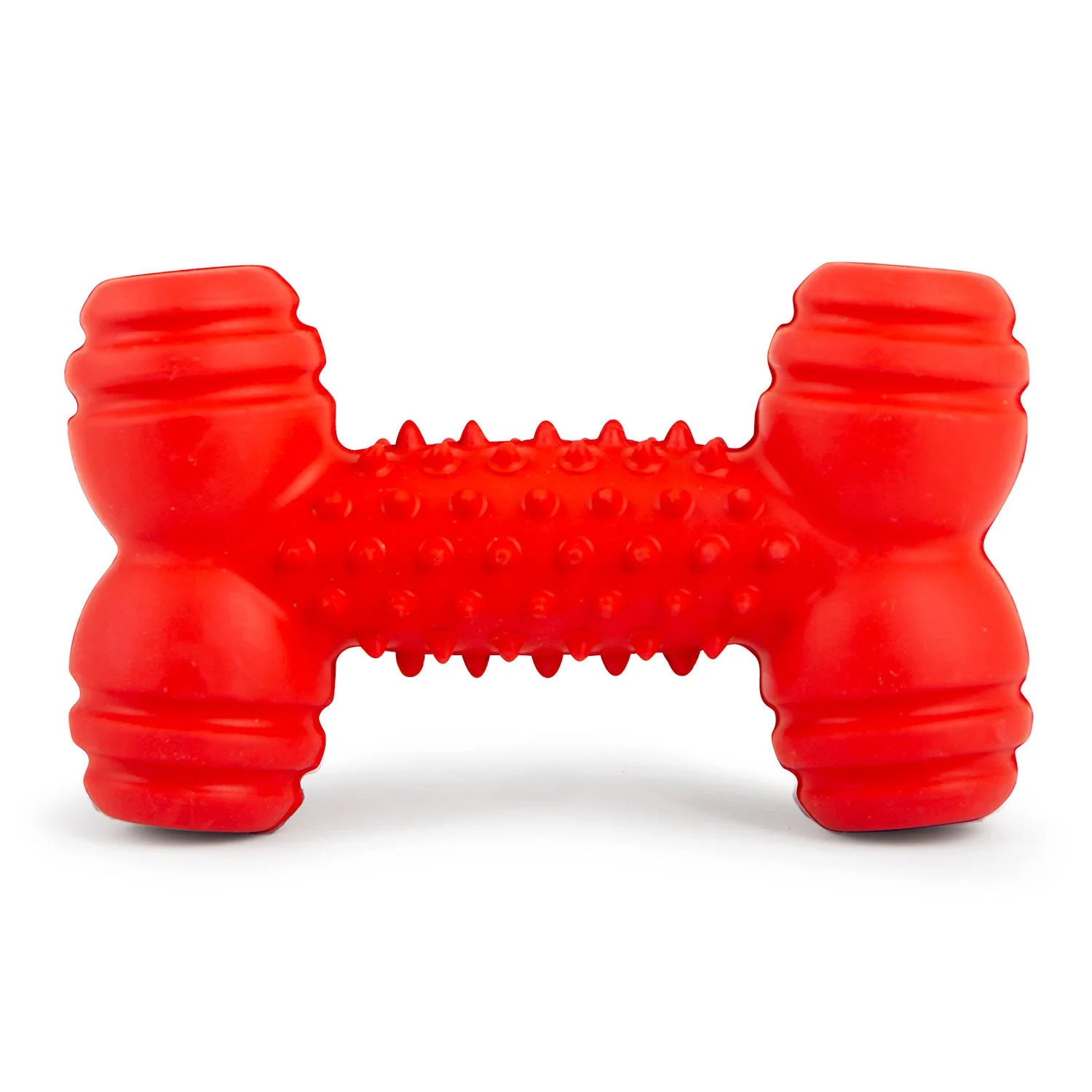 Jeffers Red Dental Bone Natural Rubber Dog Chew Toy for Healthy Teeth and Gums - Image 10