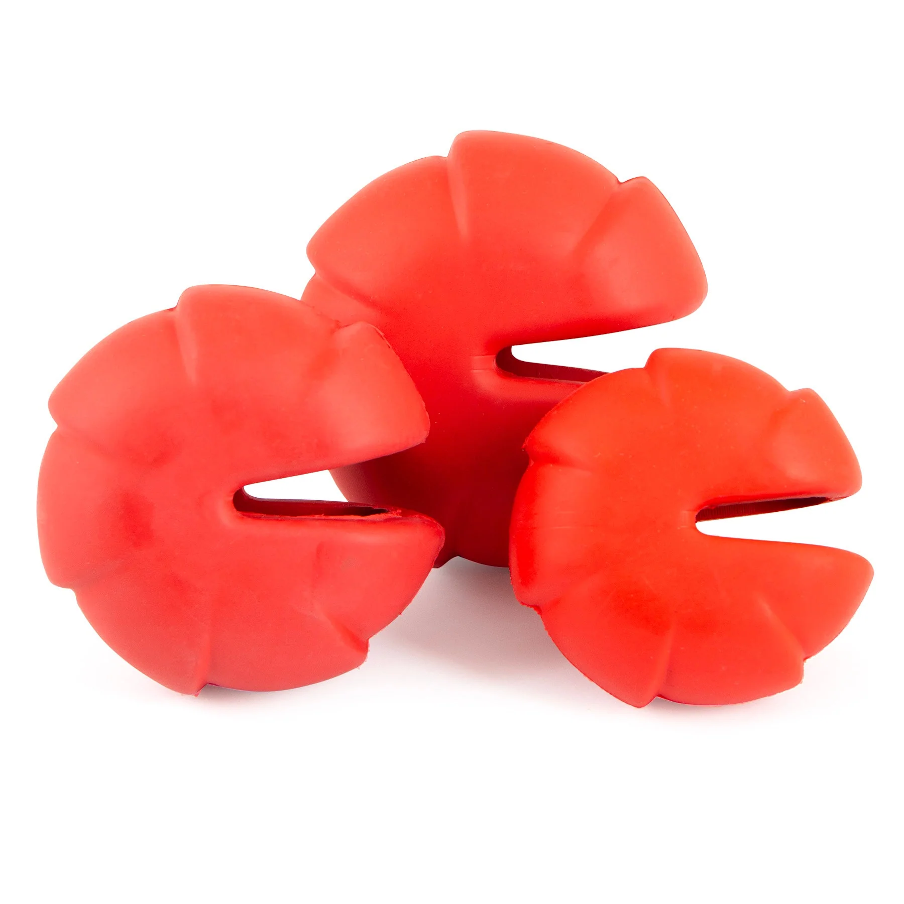 Jeffers Red Millipede Natural Rubber Treat Dispensing Dental Dog Chew Toy - Image 10