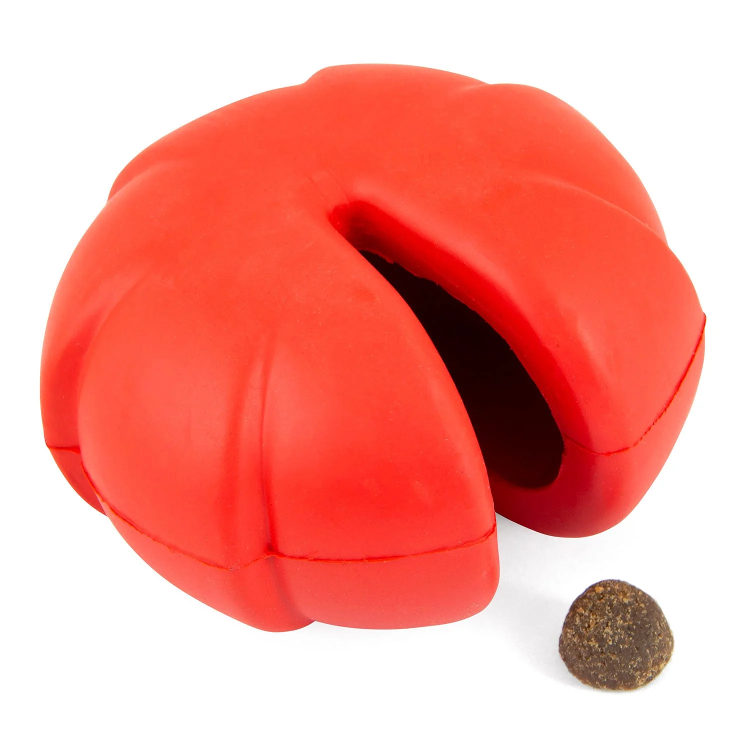 Jeffers Red Millipede Natural Rubber Treat Dispensing Dental Dog Chew Toy - Image 13