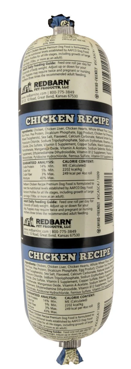 Redbarn Naturals Premium Dog Food Roll – Single-Protein Beef or Chicken | Complete Meal, Highly Digestible, Healthy Skin & Coat - Image 5