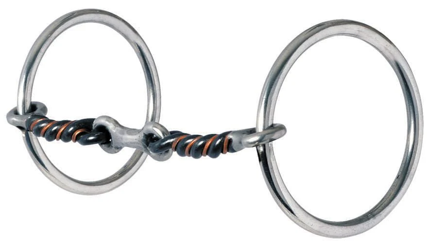Reinsman Traditional Sweet and Sour Dog Bone Loose Ring Snaffle Bit