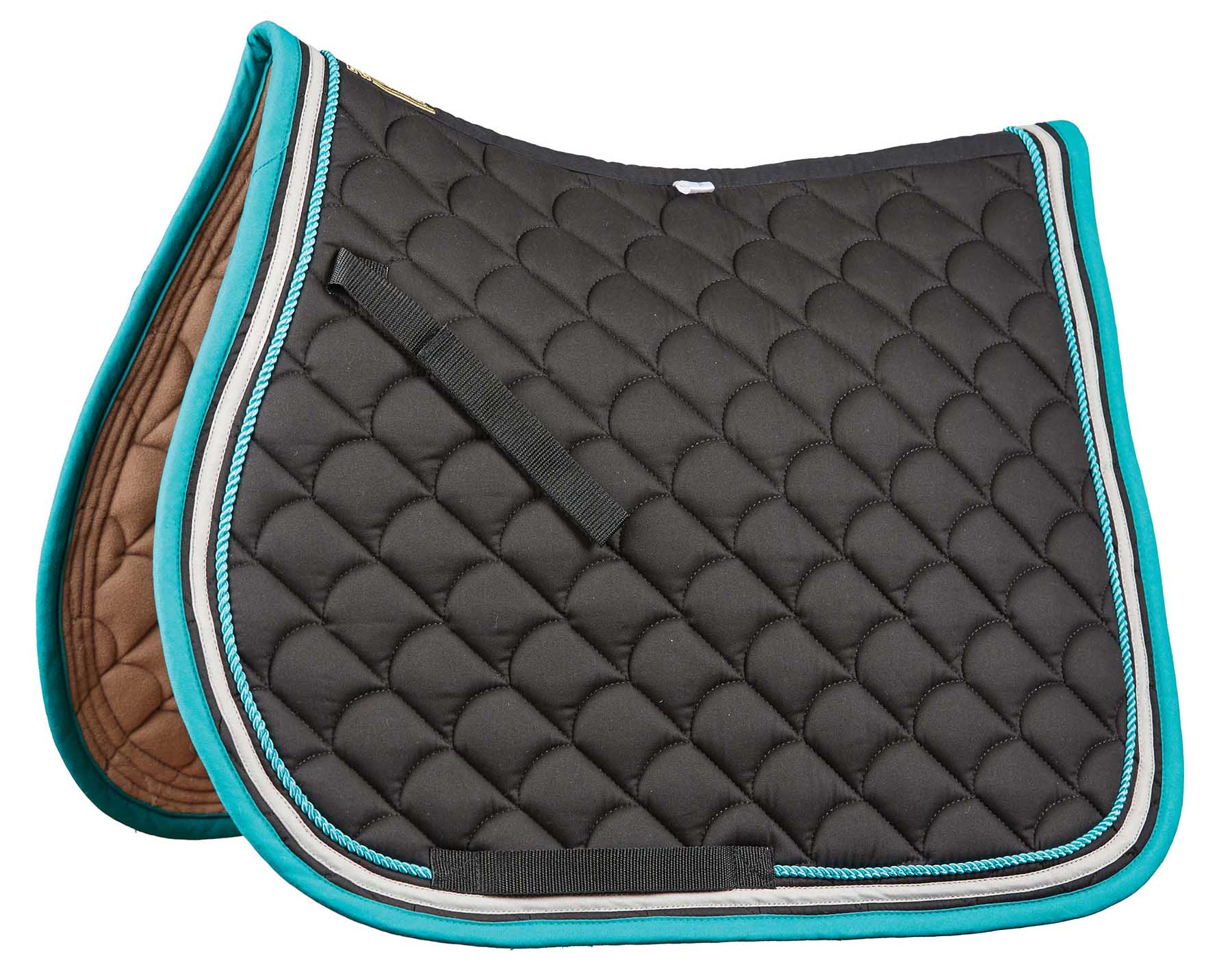Roma All-Purpose Crescent English Saddle Pad - Image 4