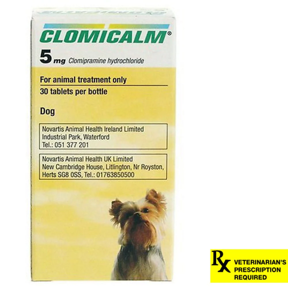 Rx Clomicalm (Clomipramine HCl) Tablets for Dogs