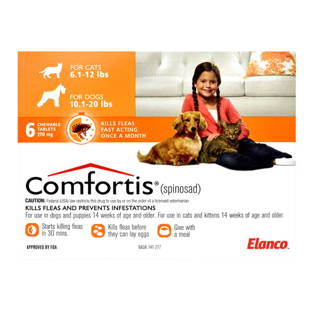 Rx Comfortis (spinosad) Chewable Flea Tablets for Dogs & Cats - Image 3