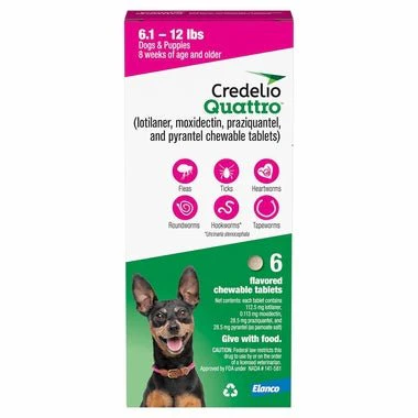 Rx Credelio Quattro Flea & Tick Chewable Tablets for Dogs - Image 3