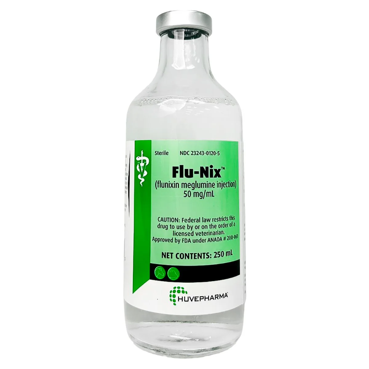 Rx Flunixin Meglumine Injectable Solution for Horses & Cattle, 50 mg/mL - Image 2