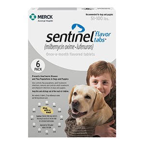 Rx Sentinel® Once-a-month Flavor Tabs® for Dogs, 6 Pack - Image 7