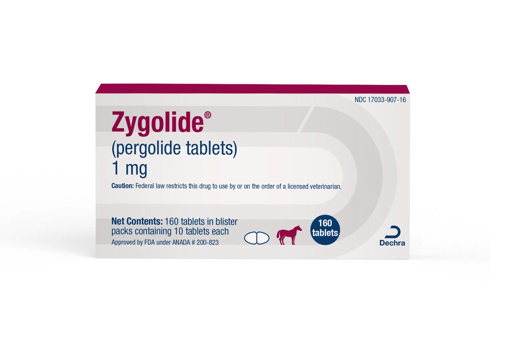 Rx Zygolide® Generic (Pergolide) Tablets for Horses