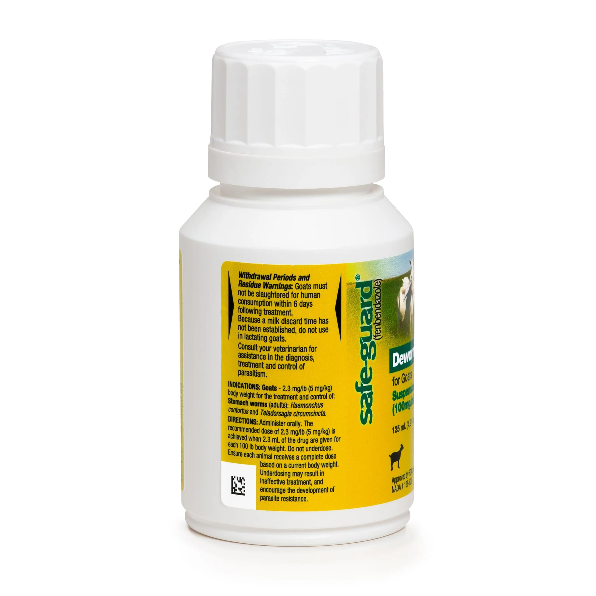 Safe-Guard Goat Dewormer (10% Suspension), 125 mL - Image 2
