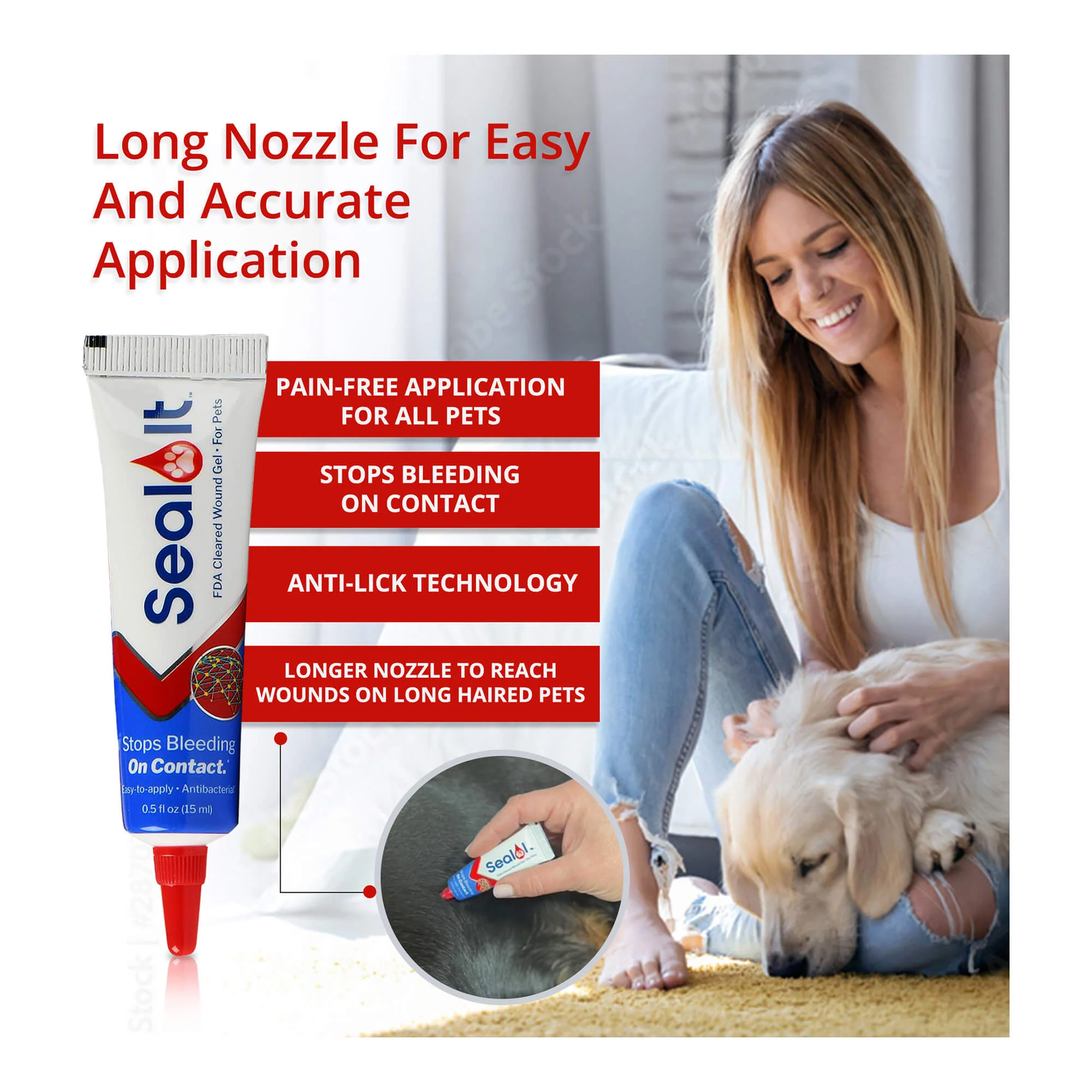 Seal It Wound & Blood Stop Gel for Dogs & Cats - Image 2