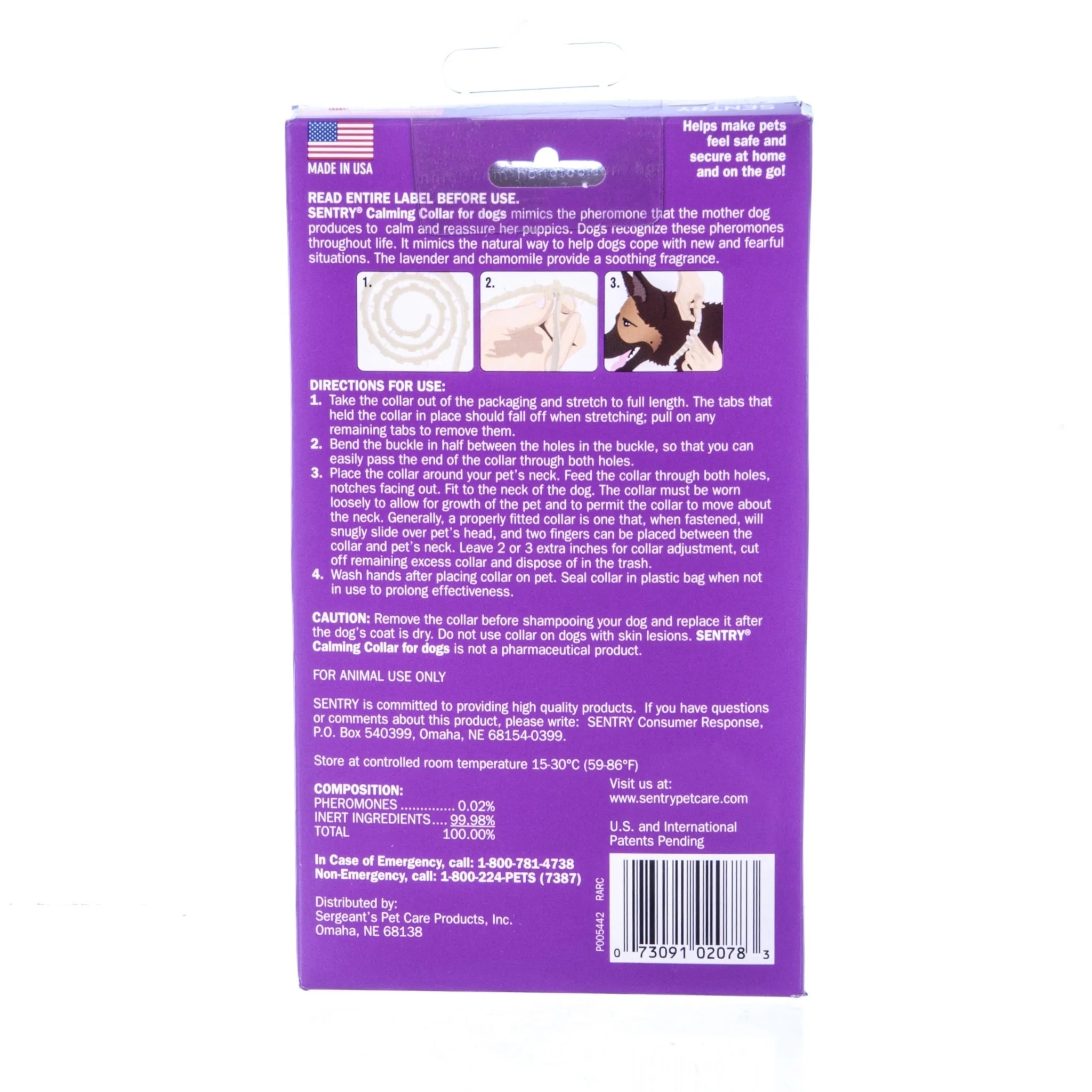 SENTRY Calming Collars for Dogs, 3 Pack - Image 8