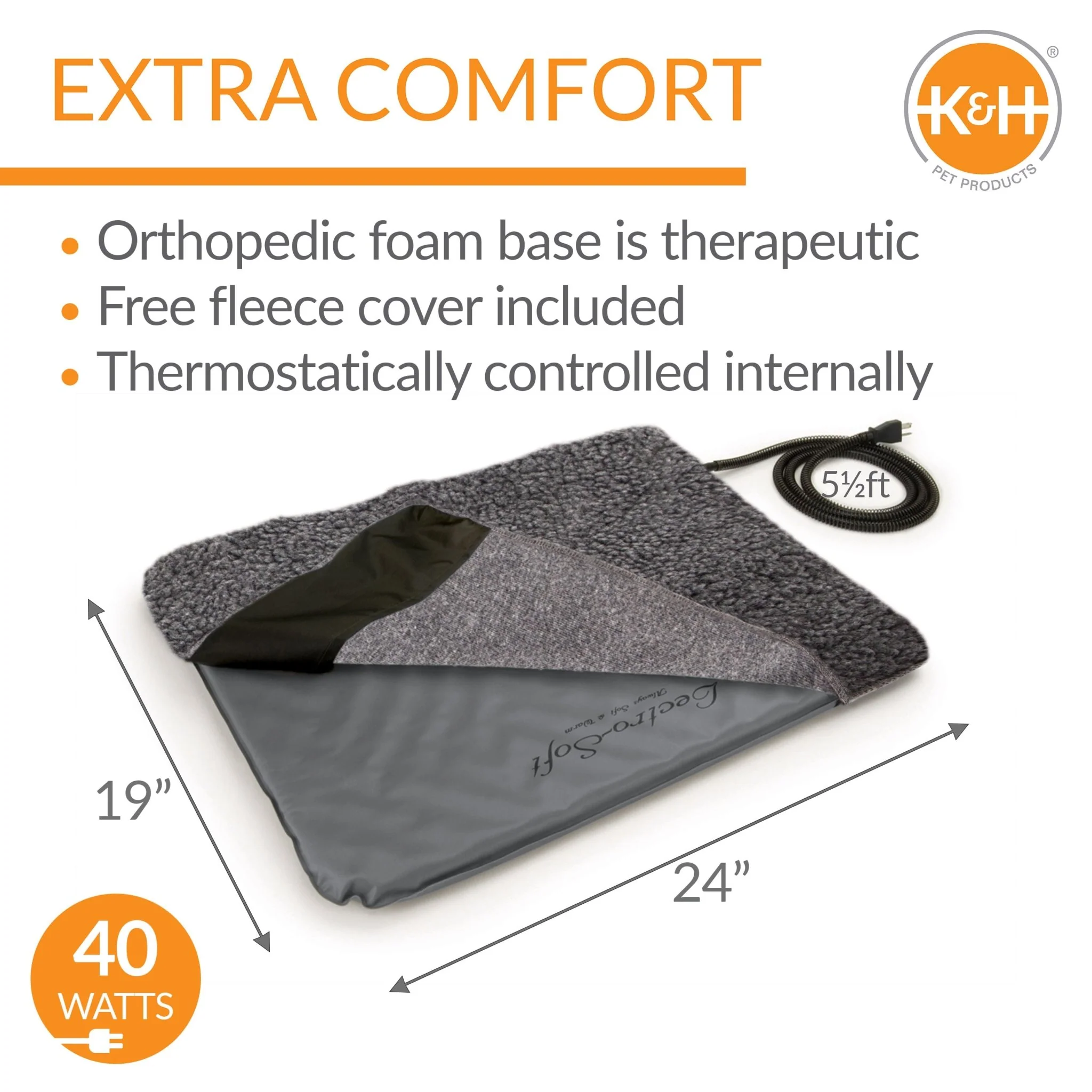 K&H Lectro-Soft Indoor/Outdoor Heated Pet Bed - Image 3
