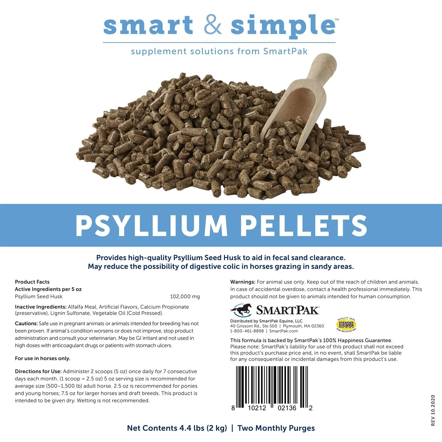 SmartEquine Smart & Simple Psyllium Pellets - Image 2