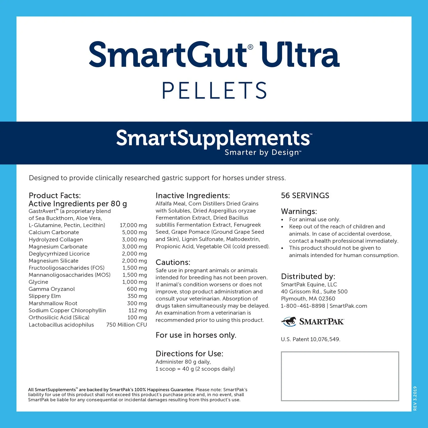 SmartEquine SmartGut Ultra Pellets - Image 6