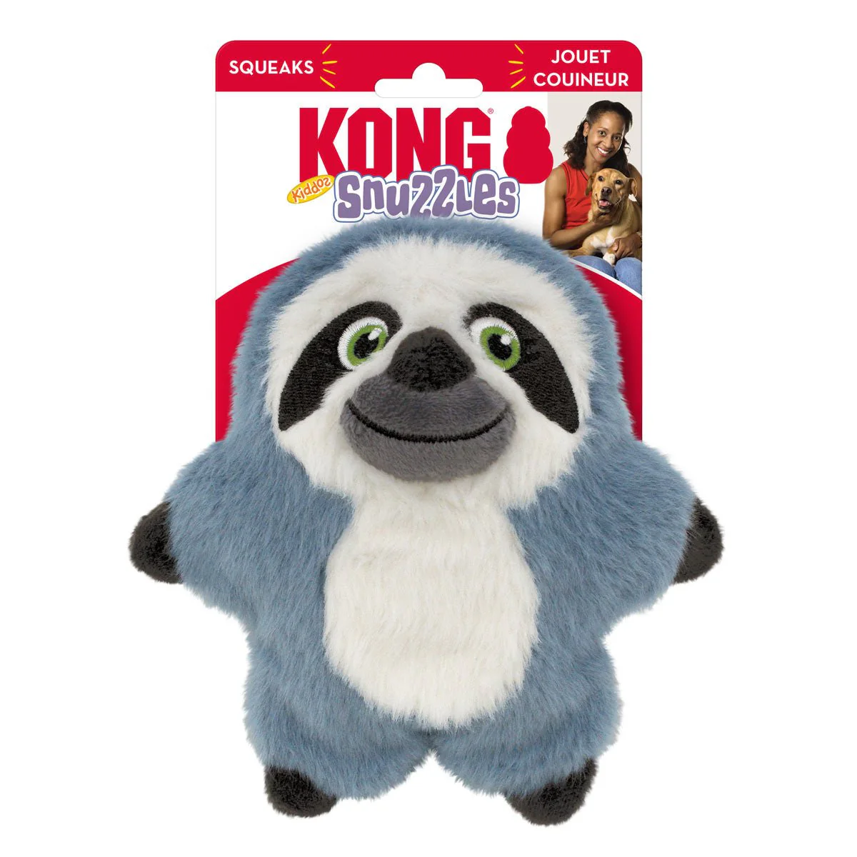 KONG Snuzzles Kiddos Plush Small Dog Toy with Squeaker & Crinkle - Image 12