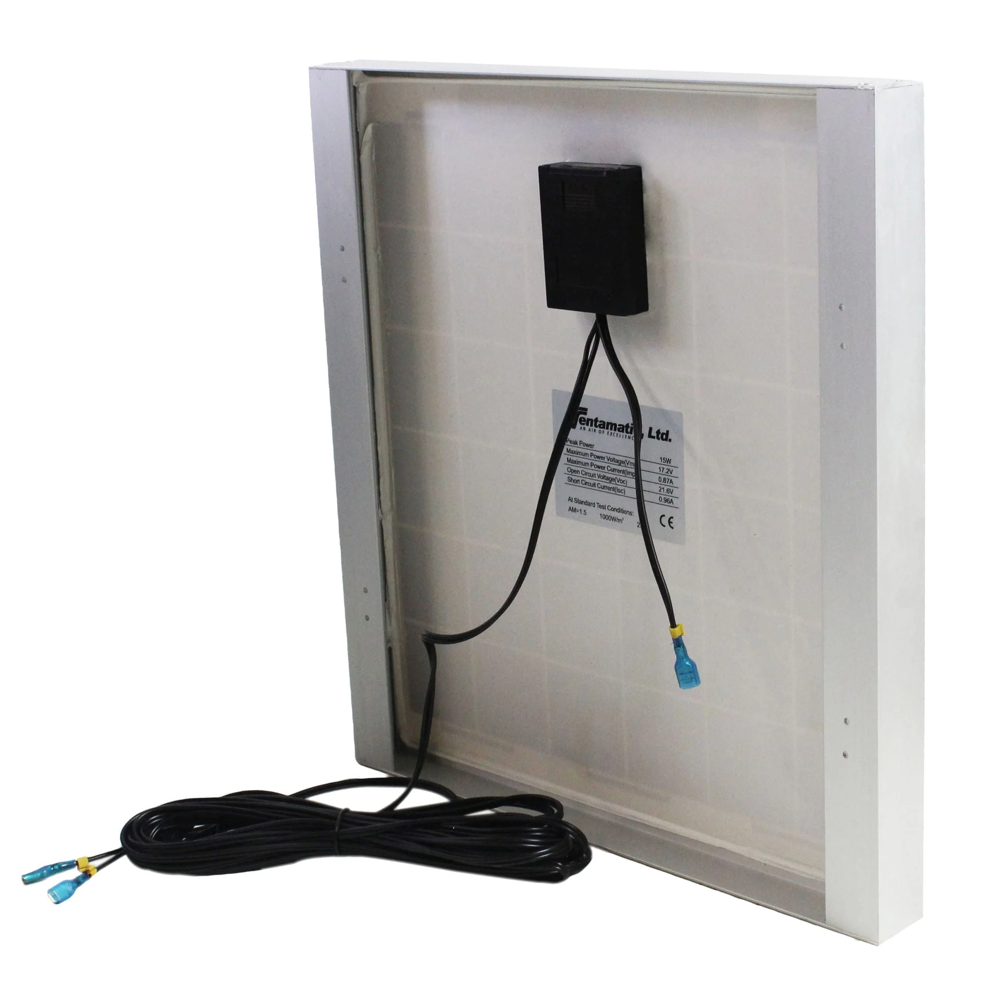 Solar Powered Gable Mount Ventilator, 13" - Image 3