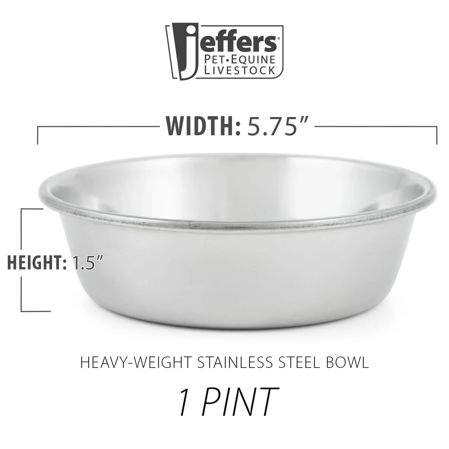 Jeffers Heavy Weight Stainless Steel Pet Bowls – Durable Pet Food & Water Dish, Chew-Resistant, Dishwasher Safe - Image 29