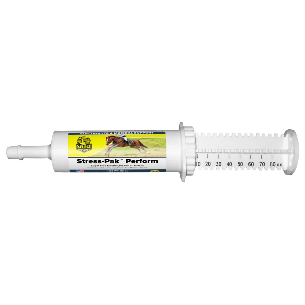 Stress-Pak Perform Sugar-Free Electrolyte Paste for Horses – Hydration & Recovery