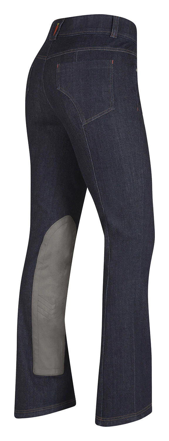 Kerrits Women's Stretch Denim Extended Knee Patch Bootcut Riding Jeans - Image 3